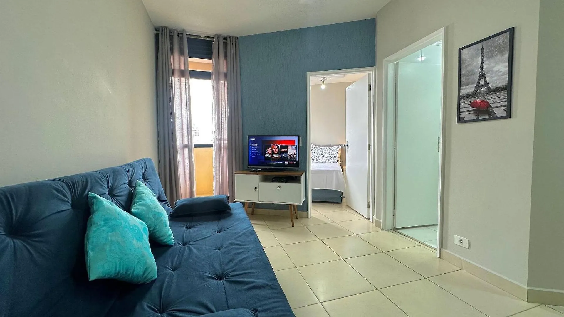 상파울루 Flat Moema Garagem Internet Shopping Ibirapuera - Uh1111 아파트
